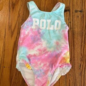 Ralph Lauren Kids Colorful Tie-Dye Swimsuit